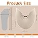 Sibba Toe Pouches Pads 2 Pcs Ballet Dance Pointe Pads Shoe Socks Knitted Fabric Toe Cap Cover Wrapped Protector Cushion Women Ball-of-Foot Cushions Anti-Slip Toe Half Socks Insoles