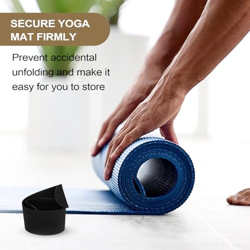 Yoga Mat Carrying Strap | Silicone Heavy Duty Bands | Yoga Strap For Carrying Mat | For Practice Workout Stretching Studio Home Gym Travel Outdoor Beach Walking - Afbeelding 6