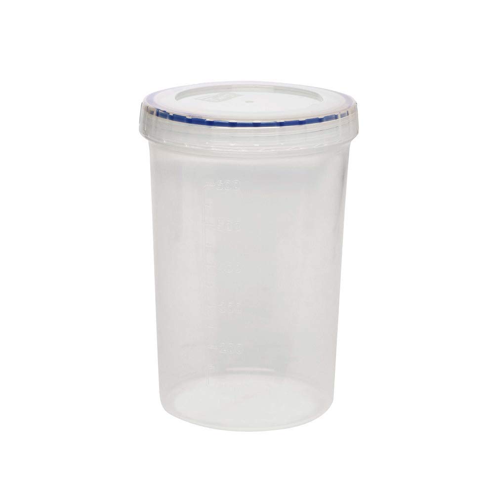 Locknlock Clear Round 760Ml Food Storage Containers With Lids - Airtight & Watertight, Microwave & Dishwasher Safe Food Containers With Twist Lids (98 X 146Mm)