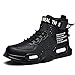 Produktbild XIDISO Unisex-Erwachsene Freestyle Hohe Sneakers Herren Mode Turnschuhe Freizeitschuhe Sportschuhe,46 EU,Schwarz 1
