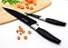 Carbon Knife Set with Block – 6-Piece Never-Dull Kitchen Knife Set – Meat, Veggie, Bread Knife Set – Nonstick Chef Knife Cooking Knives for Kitchen – Precise-Slice Carbon Steel by Chef Essential