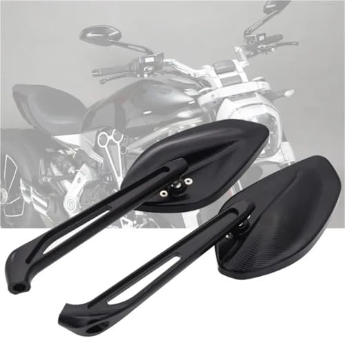 Espejos retrovisores para motocicleta que eliminan la vibración con aluminio CNC universal M10 M8