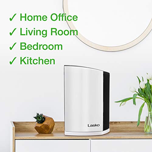 Lasko LP200 HEPA Desktop Air Purifier with Timer for a Cleaner,Fresher