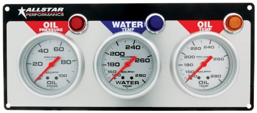 Allstar Performance 80117 3 Gauge Panel A/M