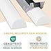 Bed Rail Bumpers for Toddlers - Foam Fold Bed Bumper Guard with Dual Non-Slip Pads Waterproof Washable Soft Removable Cover Safe Bed Rail for Toddlers, Kids Seniors