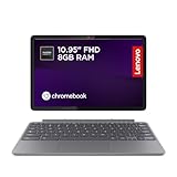 Lenovo IdeaPad Chromebook Duet | 11 Inch FHD+ 1200p Laptop | MediaTek Kompanio 838 | 8GB RAM | 128GB eMMC | Chrome OS | Luna Grey USI Pen 2 | Folio Stand + Folio Keyboard
