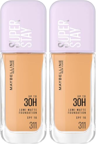Image of Maybelline New York Super Stay Lumi Matte Liquid Foundation, 311 (Pack of 2)