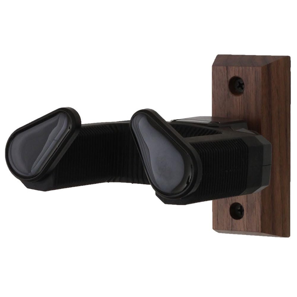 Non-Slip Guitar Hanger Rack Universal Guitar Wall Hanger Wooden Guitar Display Bracket for Electric Guitar Bass