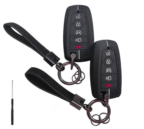 Protégez votre clé Ford des chutes avec la coque silicone REPROTECTING noire