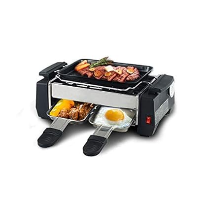 BANYANU Picknickgrill, 1000-W-Antihaft-Elektrogrill, Küchengrill, Grillpfanne, Kontaktgrill, Bratpfanne Typ 2, Für…