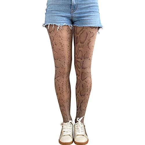 Beige Snake Tights For Women4