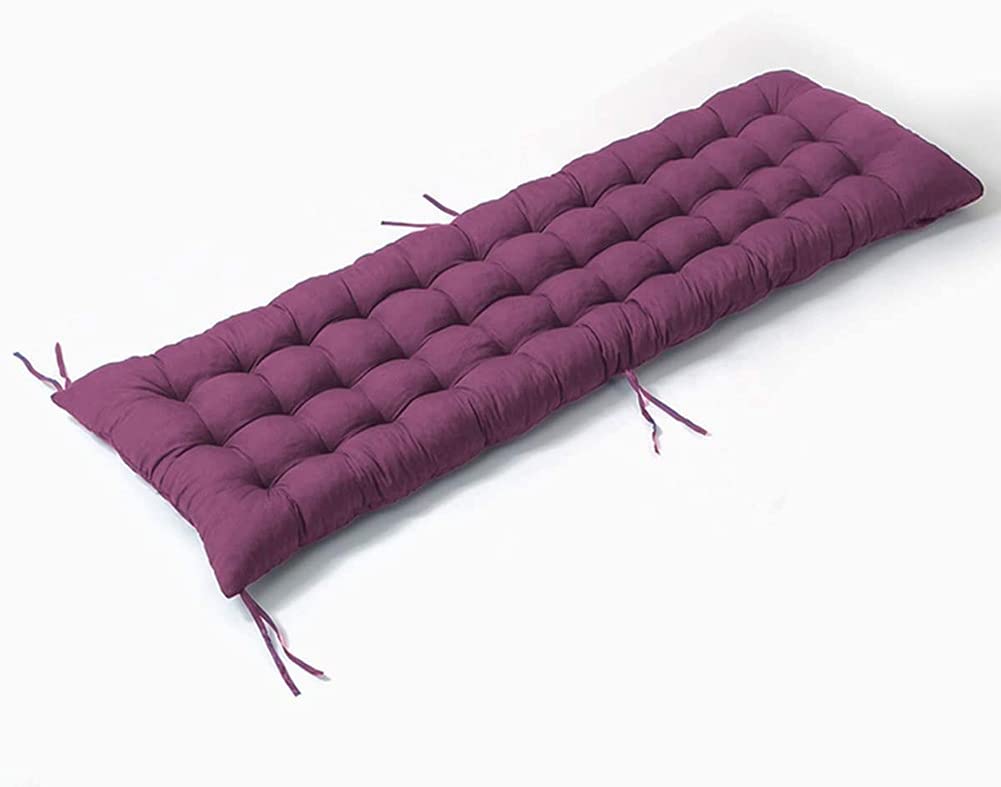 Coussin de banc de jardin touffeté haut de gamme en coton capitonné