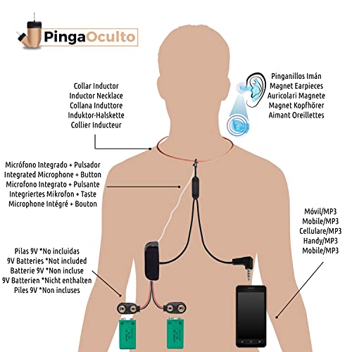 PingaOculto Spy Earpiece Wireless Earphones Invisible Hidden Mini Headset Exam for Phone with Microphone - Image 3