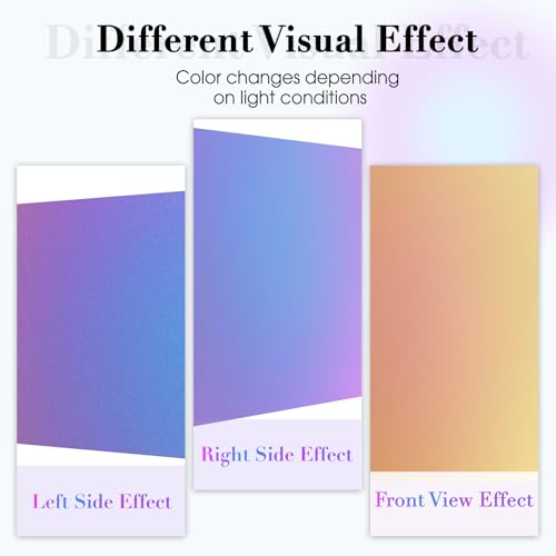Image of Coavas Stained Glass Window Privacy Film Rainbow Frosted Decorative Static Clings, Opaque Iridescent Prism Window Decals, Sun Blocking Anti-Glare Door Coverings(11.8 x 78.7 Inch, Colorful)