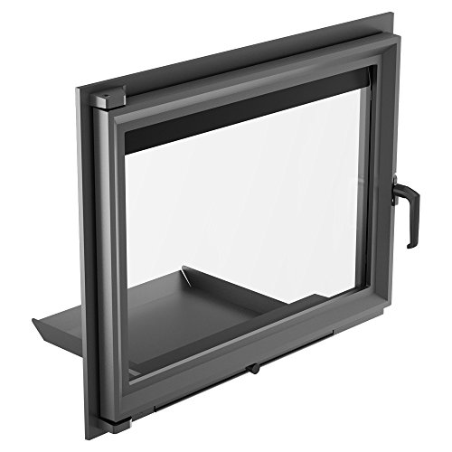 Puerta de chimenea de hierro fundido Puerta para insertos de chimenea zuzia 652 X 515 mm