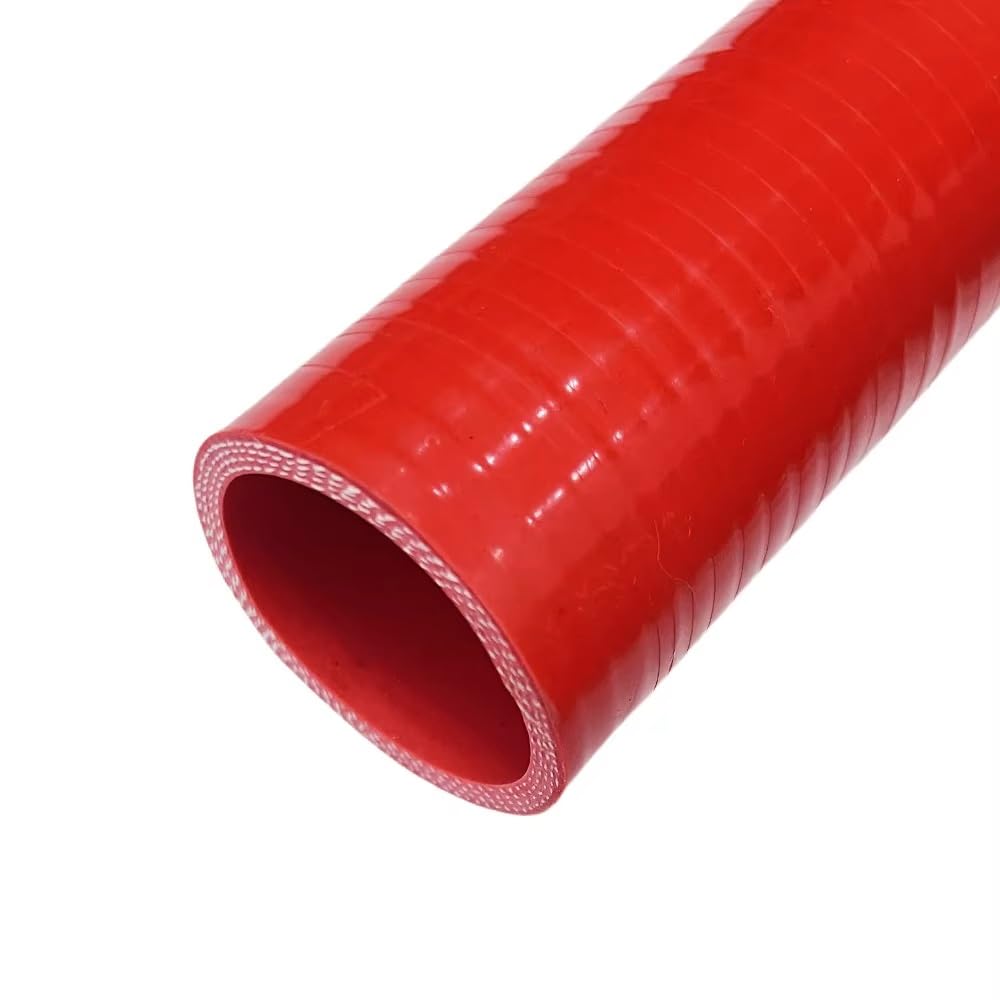 Zhaoqian One Color 1Pc Red Silicone Intercooler Hose - 200Mm Length, 16-65Mm Id, 4-Layer Reinforced Turbocharger Coolant Pipe(45Mm)