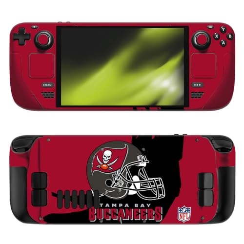 Autocollant vinyle NFL Tampa Bay Buccaneers pour protection console Steam Deck OLED