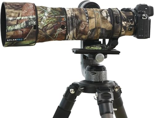 Housse de protection Rolanpro haut de gamme pour objectif Nikon Z 180-600 mm camouflage jungle 23#