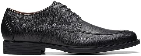 Clarks Men's Whiddon Apron Oxford, Black Tumbled Leather, 13 | Image 1