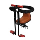 XPJBKC Silla Bicicleta Niño Delantera, Marrón