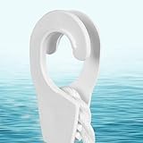 Boot für Kotflügelaufhänger mit Quickadjust-Haken, entworfen für sichere Kotflügelunterstützung auf Yachten und Booten, hergestellt aus ABS für Marine-Einsatz (32 mm)