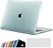 Price comparison product image iNeseon Case Cover Compatible with MacBook Air 13 inch A2337(M1)/A2179/A1932,Slim Hard Shell Case + Keyboard Cover for MacBook Air 13 with Touch ID Released 2018-2021, Mint Green