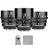 7artisans 25mm/35mm/50mm T1.05 Large Aperture Cine APS-C Lens Compatible for Micro 4/3 Mount