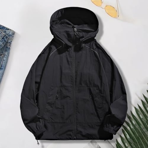 Chubasquero para mujer impermeable y transpirable con capucha ajustable 3