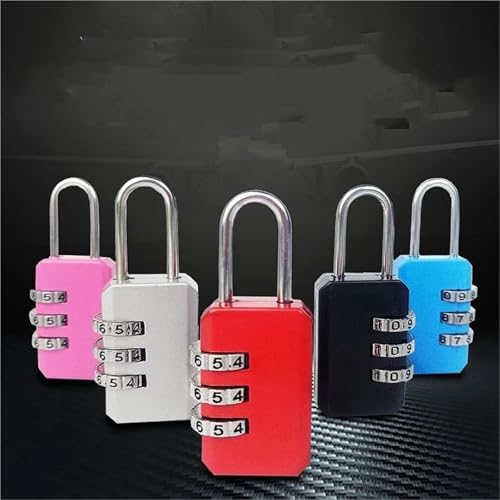 Cadenas d'extérieur à code anti-perte de clé pour sécuriser 10 valises et sacs - 3