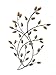 Your Home and Beyond Autumn Leaves Blue and Brown 28.25 x17.5" Rustic look Metal Hanging Wall Decor