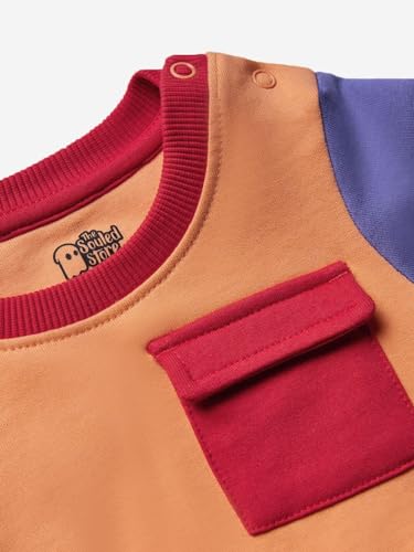 Image of The Souled Store Boys Peaches 'n' Cream Cotton Sweatshirts