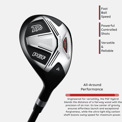 PGF Labs Men's Gold TP BG-77 Complete Golf Club Package Set [14-Pieces][Flex: Regular] [Hand: Right] [Length: Standard] - Thumbnail 5