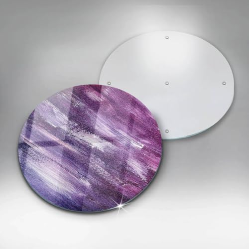 Planche à découper de haute résistance Wallfluent 40cm au design peinture abstraite