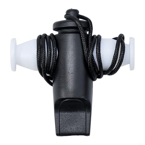 Gdfnmogo Samba Whistle 3-Tone Sambapfeife Schwarz-Weiß