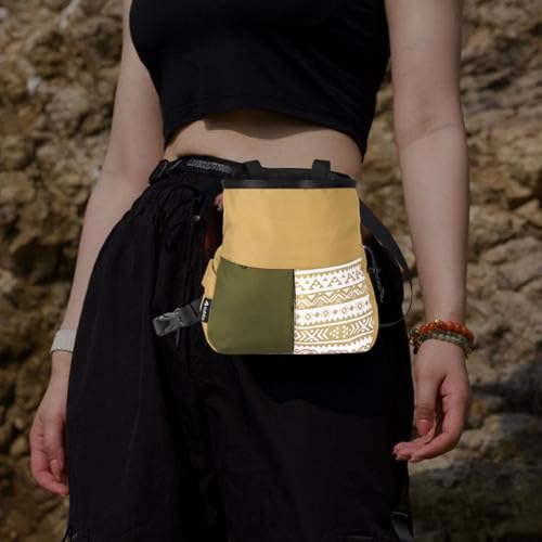 Bolsa de magnesio compacta y fácil de llevar para escalada en roca 6