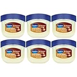 Vaseline Lip Therapy Cocoa Butter 6-Pack – Mini Lip Balms for Soft, Glowing Lips, 0.25 Oz Ea