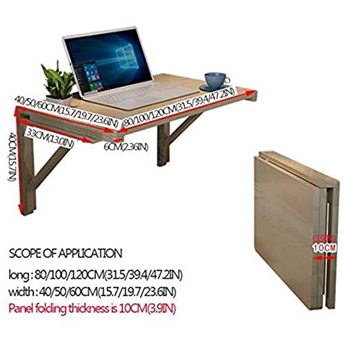 Table pliante murale LUNEZY : la solution gain de place pour petit espace - 3
