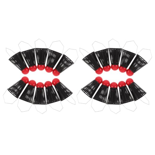 Dispositif portable de pêche avec grande cage feeder en plastique noir anti-emmêlement