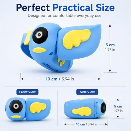 Image of Toy Imagine Kids Digital Camera 20MP, 1080P HD Extendable Handheld Camcorder for Boys & Girls with 2-Inch Screen Games & Fun Filters USB Rechargeable| Birthday Gift for Children Ages 3-10 (Assorted)