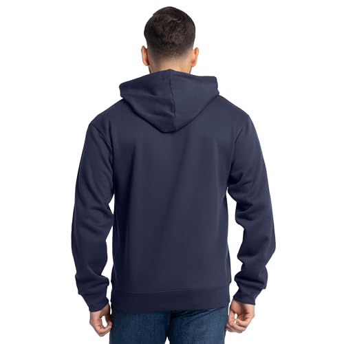 Image of Fruit of the Loom Men's Eversoft Fleece Pullover Hooded Sweatshirt, Moisture Wicking & Breathable