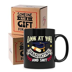 Funny graduation mug gift for him or her | Original congratulatory present for a graduate who is graduating College…