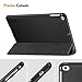Fintie SlimShell Case for iPad 6th / 5th Generation (2018/2017), iPad Air 2 / Air 1 (9.7 Inch) - [Built-in Pencil Holder] Soft TPU Back Cover with Auto Wake Sleep, Black