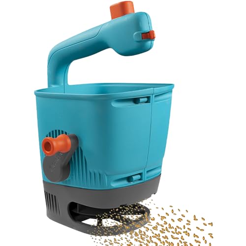 Esparcidor manual para semillas y fertilizante de césped miniatura 1