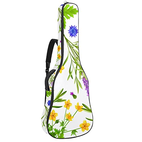 Housse de transport étanche pour guitare avec bandoulière réglable Motif feuilles tropicales Vert, Multicolore 06, 42… - Les Beatles, Paul McCartney, John Lennon, RIngo Starr, George Harrison Housse de transport étanche pour guitare avec bandoulière réglable Motif feuilles tropicales Vert, Multicolore 06, 42…