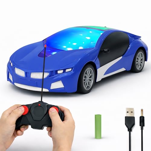 NHR Rechargeable Remote Control Car for Kids and Children, 3D Lig...