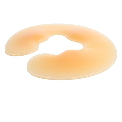 Lurrose Almohada de viaje circular almohada de silicona suave masaje facial spa masaje cara masaje masaje cara relajación almohadilla de cabeza cuna