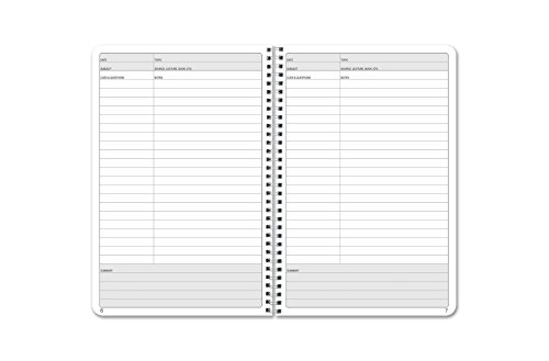 Image of BookFactory Universal Note Taking System (Cornell Notes) / NoteTaking Notebook - 120 Pages, 6'' x 9'' - Wire-O (Made in USA)