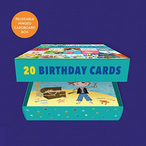 Confezione multipla di biglietti di compleanno