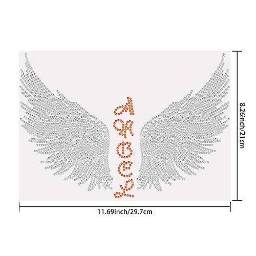 Apliques de alas de ángel para reparar ropa dañada y decorar disfraces 3
