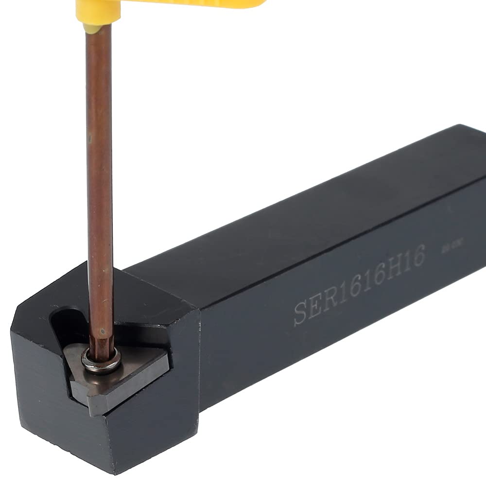 Juego de 21 herramientas de torno multifunción para herramientas de torneado con inserciones de carburo (16 mm).